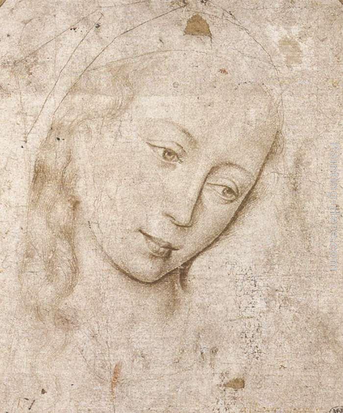Rogier van der Weyden Head of the Madonna